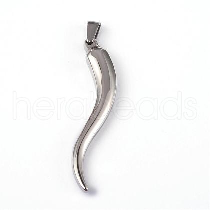 Tarnish Resistant 304 Stainless Steel Pendants STAS-K087-09P-1