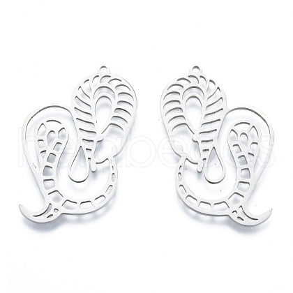Non-Tarnish 201 Stainless Steel Pendants STAS-N090-LA938-1-1