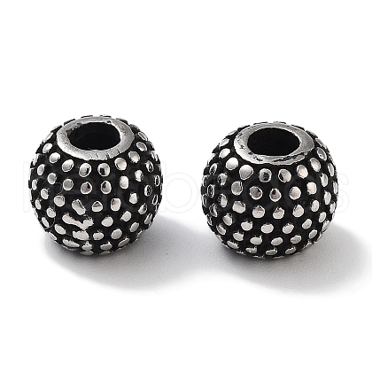 304 Stainless Steel Beads STAS-M057-20AS-1