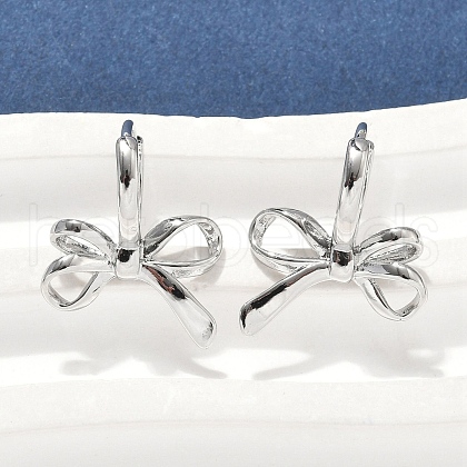 Brass Hoop Earrings EJEW-D320-13P-1