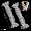 Polyester Detachable Long Mesh Sleeves AJEW-WH0270-354A-2