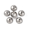 316L Surgical Stainless Steel Bead Caps STAS-C125-01B-P-1