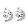 Rack Plating Alloy Rhinestone Pendants FIND-G044-11P-2