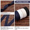   4 Rolls 4 Colors 5 Yards Flat Polycotton Ribbon OCOR-PH0002-51-6