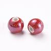 Handmade Porcelain Beads PORC-D001-8mm-15-2