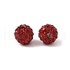 Polymer Clay Rhinestone Beads RB-N006-41-3