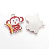 Alloy Enamel Pendants EA5857Y-1-2