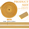 Polyester Striped Ribbon OCOR-WH0091-40A-02-2