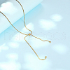 Stainless Steel Snake Chains Lariat Necklaces AA0282-1-3