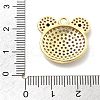 Brass Micro Pave Cubic Zirconia Pendants KK-L228-15G-3