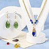  30Pcs 15 Styles Transparent Glass Pendants GLAA-TA0001-34-6