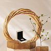 Rectangle PU Leather Badge Storage Gift Boxes CON-WH0085-91-4