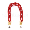 Rubberized Style Acrylic Cable Chain Phone Case Chain HJEW-JM00492-03-1