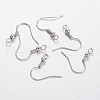Brass Earring Hooks KK-F371-23P-2