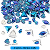   120Pcs 6 Style Sew on Rhinestone RESI-PH0002-04D-2