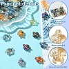 40Pcs 10 Colors Electroplate Glass Beads EGLA-YW0003-90-3