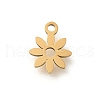 201 Stainless Steel Charms STAS-R132-03G-1