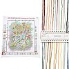 Flower Pattern DIY Cross Stitch Beginner Kits DIY-NH0003-01A-2