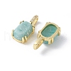 Natural Amazonite Pendants X-KK-F892-31G-01-2