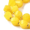Natural Quartz Dyed Beads Strands G-U023-A02-05-4