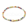 Glass Seed Bead Beaded Bracelets for Women BJEW-JB09286-2