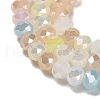 Imitation Jade Glass Beads Strands EGLA-D030-11-3