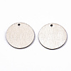 Unfinished Natural Poplar Wood Pendants WOOD-S045-108-2