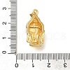 Rack Plating Brass with Cubic Zirconia Pendants KK-Z086-30G-01-3