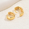 Fashionable Classic Versatile Brass Hoop Earrings with High-end Style for Women UF2391-1