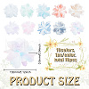 10Pcs 10 Colors Organza Flower Ornament Accessories DIY-FG0006-45-2