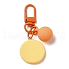 Cartoon Smiling Face Acrylic Pendant Keychain KEYC-D017-01B-2