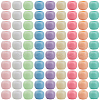 SOFPLATE 400Pcs Opaque Acrylic European Beads SACR-SP0001-01-1
