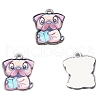 Alloy Enamel Pendants PW-WG6EA49-06-1