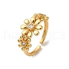 304 Stainless Steel Adjustable Cuff Rings for Women RJEW-B131-01A-5