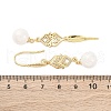 Brass Micro Pave Clear Cubic Zirconia Dangle Earrings EJEW-F362-04G-3