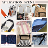   25 Yards 5 Colors Polyester Ribbons SRIB-PH0001-42A-6