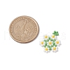 Seed Beads Beaded Charms PALLOY-MZ00417-01-2
