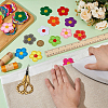 Fingerinspire 4Sets Computerized Embroidery Cloth Self Adhesive Patches PATC-FG0002-33-3