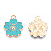 Alloy Enamel Pendants X-ENAM-S121-115G-2