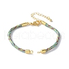 Nylon Cord Bracelets MAK-C003-02G-54-2