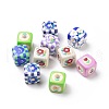 Printed Acrylic Beads SACR-P015-01-1