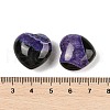 Mother's Day Gifts Natural Agate(Dyed & Heated) Heart Palm Stone G-Q021-04H-3