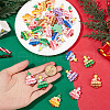 SUNNYCLUE 32Pcs 8 Colors Plastic Pendants FIND-SC0011-28-3