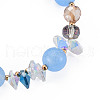 Faceted Glass Beads Stretch Bracelets BJEW-Q997-003-RS-3
