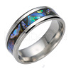 201 Stainless Steel Wide Band Finger Rings X-RJEW-T005-9-07-1