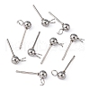 Non-Tarnish 304 Stainless Steel Stud Earring Findings STAS-G012-2-3