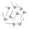 304 Stainless Steel Stud Earring Findings STAS-G012-2-3