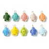 Handmade Procelain Pendants PALLOY-JF02470-1