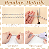 Polyester Metallic Ribbons DIY-WH0542-01A-01-4
