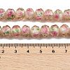 Handmade Foil Lampwork Beads Strands FOIL-S136-001B-4